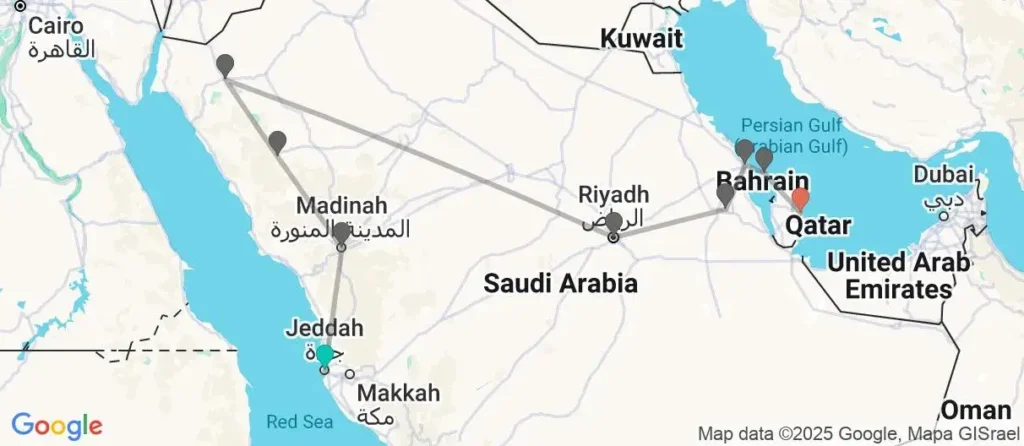 Traveling from Makkah to Madinah by Haramain High-Speed Train