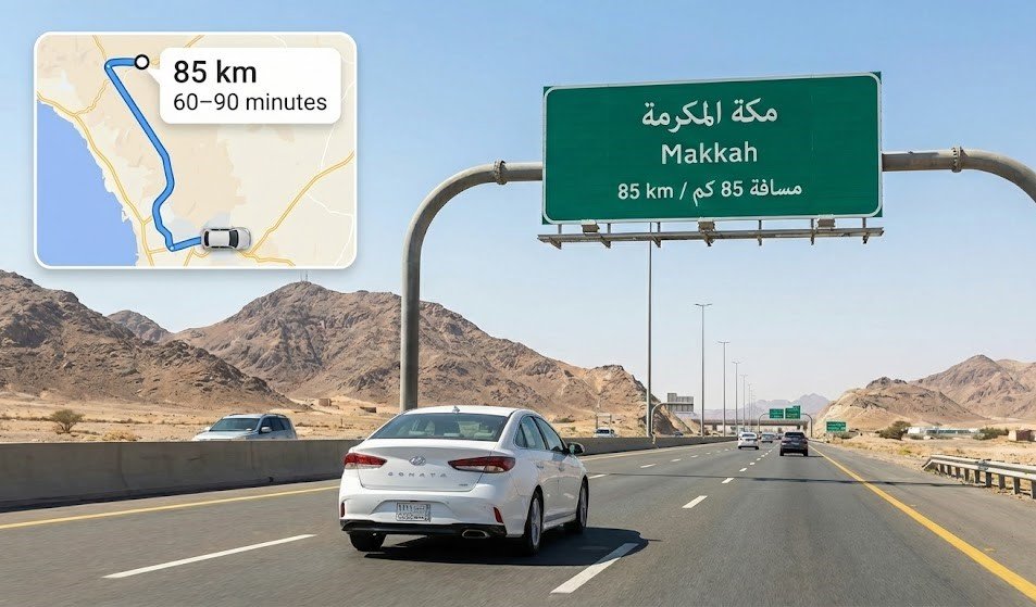 Jeddah to Makkah Taxi Fare & Distance - What to Expect